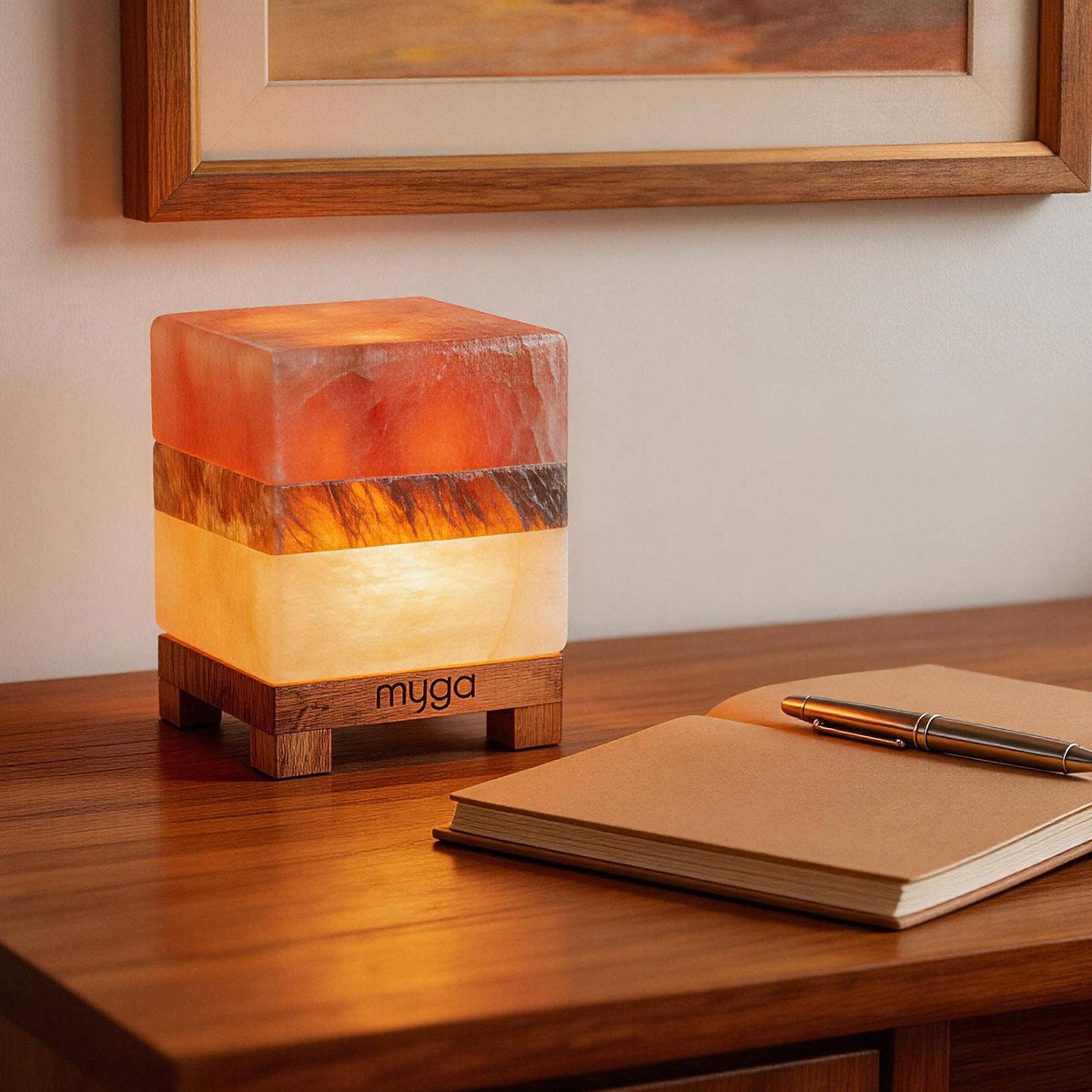Myga Himalayan Dual Illumination Salt Lamp