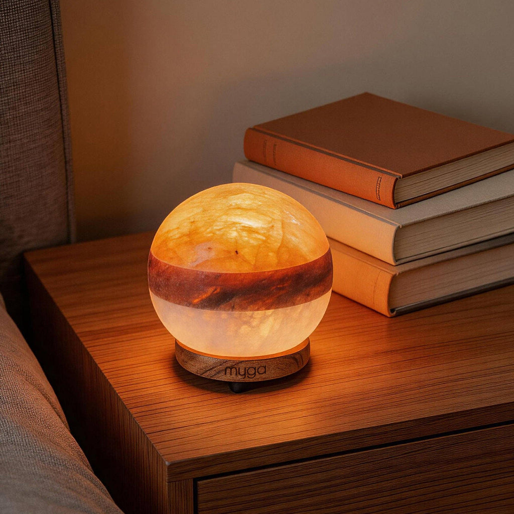 Myga Himalayan Dual Illumination Salt Lamp