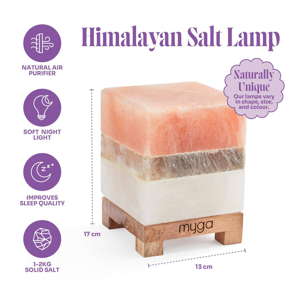 Myga Himalayan Dual Illumination Salt Lamp