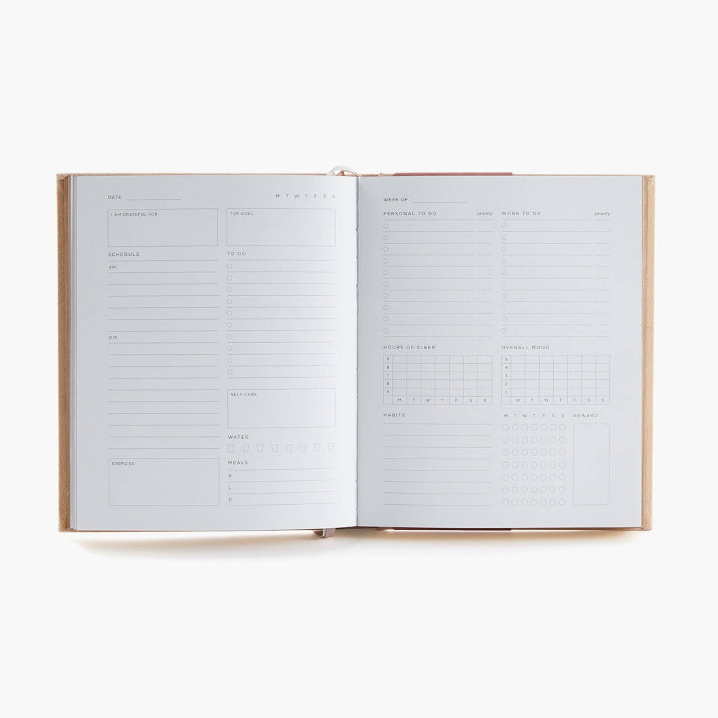 Deluxe Self-Care Journal – Beige